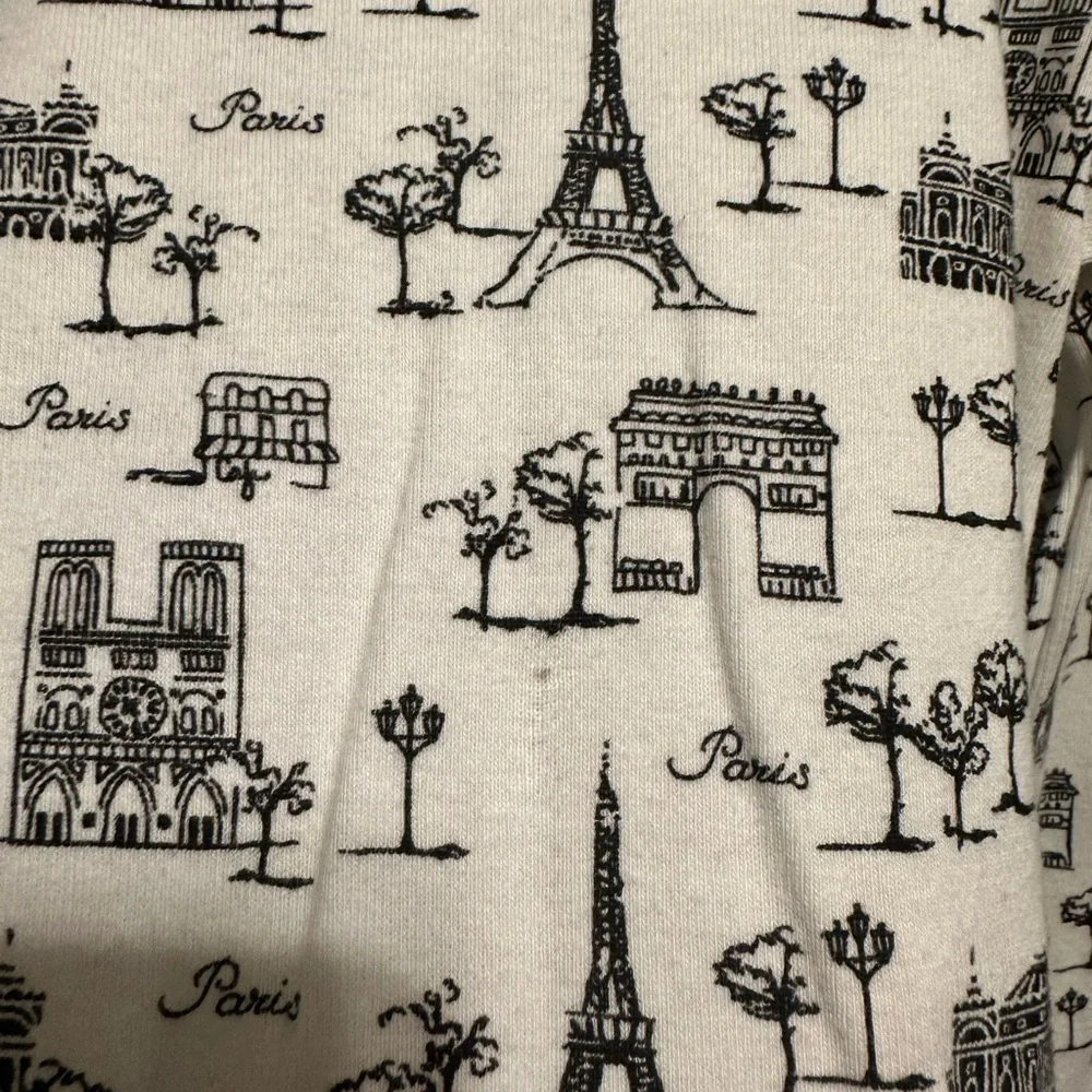 Kids Paris Print Long Sleeve Shirt